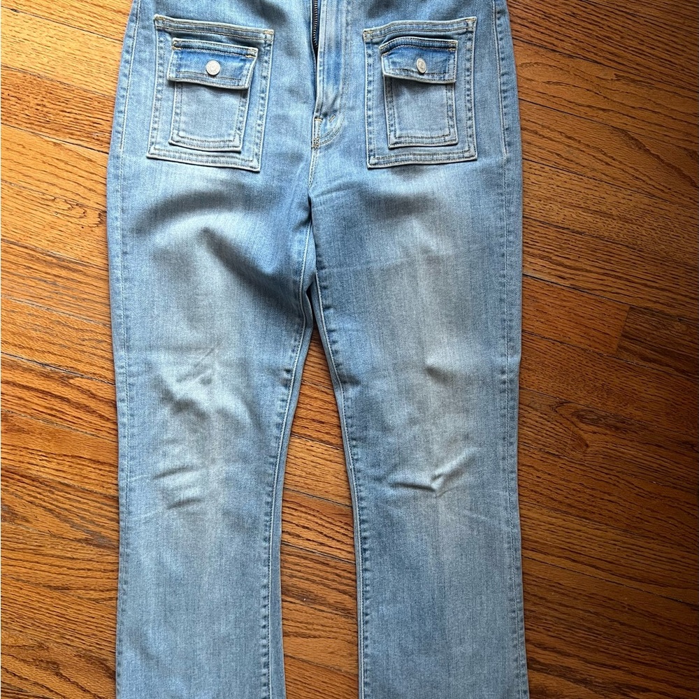 MOTHER Light Blue Straight Leg Jeans